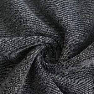 OEM al por mayor de encargo de los hombres desgastados camiseta transpirable de color sólido de punto suave y cómodo con patrón impreso - Product Image 6