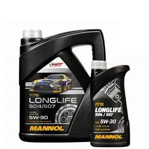 Longlife 5W30 504/507 Fully Synthetic Engine Motor Oil Mannol 7715 5L