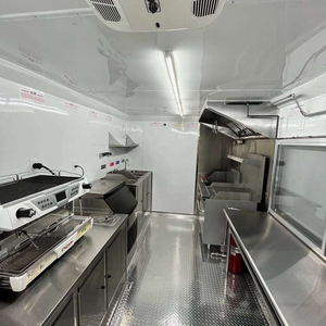 Carritos Portátiles para Café, Remolque Móvil para Restaurante, Barra de Cerveza, Estación de Comida, Remolque Cerrado de Aluminio 7x14 para Contratistas - Product Image 5