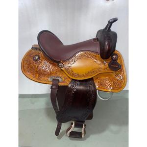 Selle de course personnalisée réutilisable sculptée à la main avec du cuir véritable et un arbre en bois, siège écologique pour l'équitation - Product Image 4