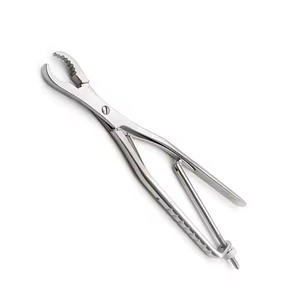 Pinzas ortopédicas de acero inoxidable de calidad alemana ULRICH, instrumentos quirúrgicos rectos de sujeción de hueso de autorretención manual - Product Image 2