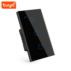 Tuya Smart WiFi <strong>Switch</strong> 3 Gang US Standard No Neutral Wire Touch <strong>Light</strong> <strong>Switch</strong> Works <strong>with</strong> Alexa Google Home Control PST-TY-U3 - Product Image 6