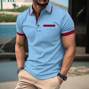t <b>shirt</b> for men polo Business Casual Breathable T-<b>Shirt</b> Men's Sport Top European and American plus size - Product Image 5