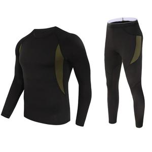 Sous-vêtements de sport de qualité supérieure, sous-vêtements de protection thermique en polaire pour hommes, vêtements de Fitness, vente en gros ODM - Product Image 1