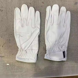 Guantes de equitación de cuero sintético personalizados para hombres-Guantes de equitación profesionales ecuestres antidivisión - Product Image 1