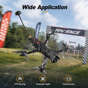 Dron FPV de 5 Pulgadas, Quadcopter con Marco de Fibra de Carbono, Motor sin Escobillas, Cámara FPV, UAV Ligero para Entrenamiento, OEM, ODM - Product Image 3