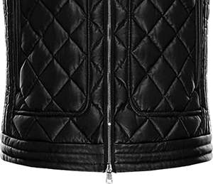 Chaleco de Motocicleta de Cuero Genuino Transpirable Personalizado al por Mayor para Hombre, Ropa Exterior de Invierno de Buena Calidad - Product Image 3