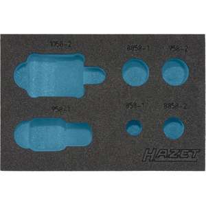 Inserto de Espuma Suave de 2 Componentes Hazet para Cajas de Herramientas 163-217/6 y 958 N/6, Accesorio - Product Image 1