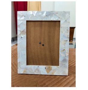 Cadre photo en bois d'usine directe avec nacre, qualité unique, fabriqué en Inde - Product Image 1