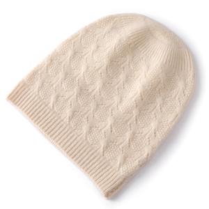 Unisex Autumn Winter Beanie Hat <b>100</b>% <b>Acrylic</b> Custom Embroidered Logo Solid Colors jacquard - Product Image 6
