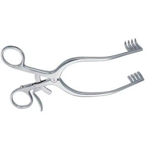 Retractor Mollison SR para Adultos, 13 cm, 3 x 3 Puntas, 14 mm de Profundidad, Curvo, Acero Inoxidable Alemán, Instrumentos de Cirugía Plástica - Product Image 2