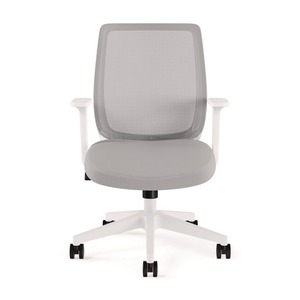 Alera ALEWX42BME47 17.09 pouces. 20,83 pouces Hauteur du siège 275 Lbs. Chaise de bureau pivotante ergonomique en tissu mesh Capacity Wessex, couleur gris - Product Image 6