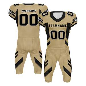 Uniformes de fútbol americano unisex, camisetas de manga corta y conjuntos de pantalones de fútbol, uniformes deportivos - Product Image 3