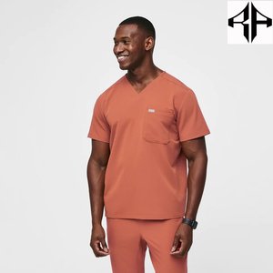 Nouveaux ensembles d'uniformes d'infirmière à manches courtes en tissu, uniformes personnalisés, tenues d'hôpital, uniformes médicaux pour hommes - Product Image 4