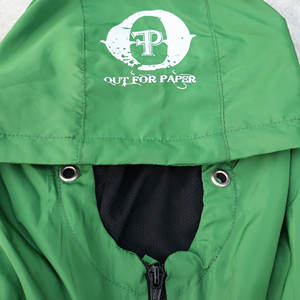 OEM vente chaude nouvelle mode hommes automne coupe-vent veste imperméable coupe-vent réversible respirant avant personnalisable - Product Image 4