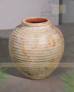 Atlantis AN056H70YER Maceta de jardín de cerámica amarilla Mini diseño de paisaje para decoración del hogar y plantación - Product Image 2