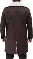 Silo Sports SS-MSLC-03 2025 OEM 100% Hochwertige Lammfell-Lederjacke für Herren Atmungsaktiver Klassischer Wintermantel 50% Lammfell