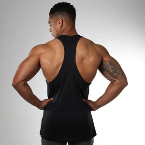 New High Quality Wholesale <b>Men</b> Sports <b>Tank</b> <b>Top</b> Custom Muscle Fitness Vest <b>Men's</b> <b>Black</b> <b>Tank</b> <b>Top</b> - Product Image 5