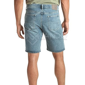 Pantalones cortos vaqueros de artes marciales para hombre hechos a medida más vendidos de alta calidad 100% algodón patrón sólido estilo informal - Product Image 2