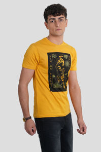 T-shirts en coton de qualité supérieure fabriqués en Inde pour hommes motif imprimé en tissu doux bio-lavé à manches courtes coupe ajustée vêtements d'été décontractés - Product Image 2