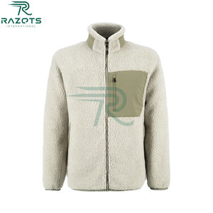 2026 Winter Casual Patchwork Stand Collar Embroidered Zipper <b>Fleece</b> Warm Front Breathable Seamless <b>Jacket</b> Men <b>Thick</b> Cotton Plus - Product Image 4