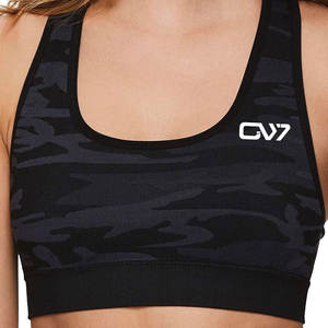 Soutien-gorge de sport en polyester et spandex sans couture de haute qualité pour femmes - Product Image 4