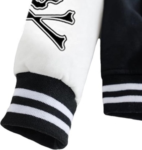 Chaquetas Unisex Personalizadas Varsity Béisbol Hombres Letterman Bomber Lana Tela Casual Streetwear Abrigos Deportivos - Product Image 4