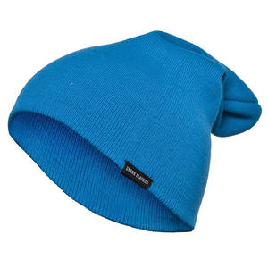 Bonnet tricoté d'hiver brodé personnalisé de haute qualité Bonnet chaud doublé en satin pour femmes avec motif à carreaux pour les scènes d'affaires - Product Image 4