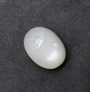 พลอยมูนสโตนสีขาวปรับเทียบขนาด5X3มม. ถึง15X12มม. พลอยอัญมณีธรรมชาติแบบเรียบสำหรับทำเครื่องประดับ - Product Image 3
