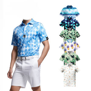 เสื้อยืดสำหรับผู้ชายใส่สบายกันยูวี & แห้งเร็วสำหรับเล่นกอล์ฟ/โปโล - Product Image 1