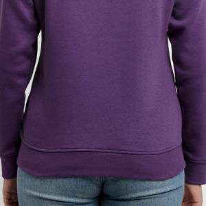 Sweat-shirt d'hiver surdimensionné pour femme 2025 – Qualité supérieure, épaules tombantes, décontracté, tricoté uni, respirant, doublé, imprimé sur le devant - Product Image 6