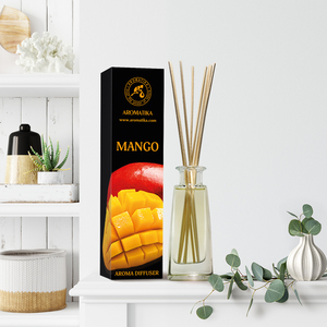 Diffuseur de parfum Aromatika Mango 100ml avec parfum tropical exotique, arôme de fruits longue durée pour la pièce - Product Image 4