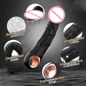 LETROCK yüksek kalite fabrika Outlet büyük sokmak yapay penis vibratör seks oyuncakları kadınlar siyah silikon hediye kutusu paketi vibratör setleri - Product Image 3