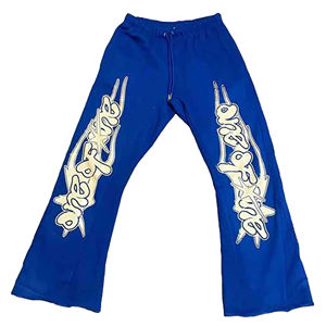 Pantalones de Hombre Personalizados, Estilo Americano, Corte Recto, Pierna Ancha, Cintura Doble, Holgados, Lavados, Ajuste Holgado - Product Image 3