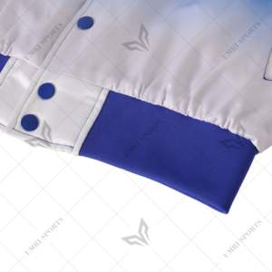 Chaqueta Bomber Personalizada Zeta 1920, Material Satinado, Relleno de 100 Gramos, Forro Acolchado con Logos Bordados, Chaqueta Griega - Product Image 4