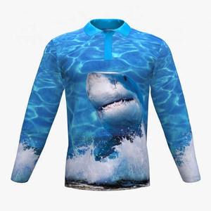 Custom Sportswear Australia Men Upf50+ Polo <b>Shirts</b> Polyester Breathable <b>Uv</b> Performance Fishing Polo Long Sleeve - Product Image 5