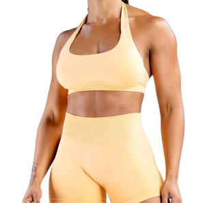 เสื้อชั้นในกีฬาแบบมีฟองน้ำเสริมทรง ดีไซน์ครึ่งวงกลม ระบายอากาศได้ดี ซัพพอร์ตสูง สายเดี่ยว รุ่นเรียบง่าย สำหรับโยคะและฟิตเนส ผู้หญิง ปี 2026 ขายส่ง - Product Image 2