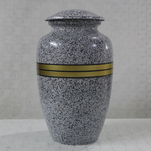 โกศเผาศพที่ทำด้วยมืออันสวยงามพร้อมการออกแบบเชิงเส้นสำหรับเก็บขี้เถ้าของมนุษย์หรือสัตว์เลี้ยงเป็นเวลานานเป็นหน่วยความจำ - Product Image 5