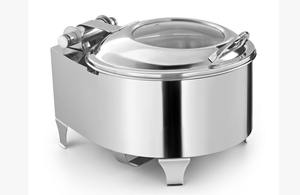 Ensemble de buffet de réchauds noirs Cuisiniers réchaud électrique en acier inoxydable cuisinart réchaud ovale en acier inoxydable - Product Image 5