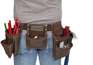 Customized Hot Selling PU Cordura Tool <b>Bag</b> Durable Multi <b>Functional</b> Pockets Electrician Waist Tool <b>Bag</b> in a factory price - Product Image 3