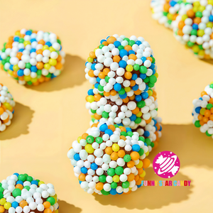 Halal Rainbow <strong>Sugar</strong> Balls Gummies Sweet Custom Fruit Flavored Crunchy Beads Chewy <strong>Soft</strong> <strong>Candy</strong> for Kids Wholesale - Product Image 4