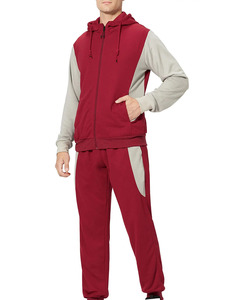 Conjunto de chándal de invierno de lujo de la mejor calidad, ropa informal de algodón con estampado de logotipo personalizado, ropa informal con cremallera ecológica de talla grande - Product Image 5