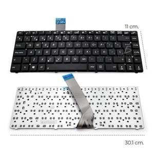 Tastiera per Laptop Asus K45a A45a K45vd U44s in Spagnolo, Tasti in Gomma Compatibili - Product Image 2