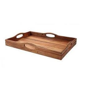 สไตล์นอร์ดิกที่กำหนดเองรูปร่างถาดเสิร์ฟไม้ที่มีการจัดการสำหรับบ้านโรงแรมและคาเฟ่การใช้งานที่ให้บริการอาหารอร่อย - Product Image 3