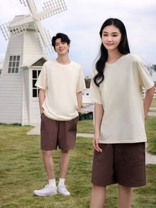 Wholesale High Quality 200 Grams T-shirt Cotton O-neck Jersey Men's Casual T-shirt Can <b>Be</b> Customized T-shirt for men - Product Image 5