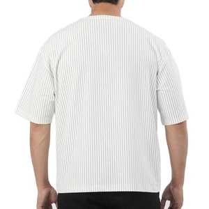 Plus Size <b>Men</b> Sublimation Lining Design Hot Selling <b>Longline</b> Baggy Drop Shoulder 220 Gsm Heavyweight Summer <b>T</b>-<b>Shirt</b> Wholesale - Product Image 2