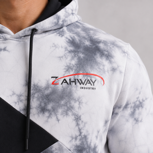 เสื้อฮู้ดดี้ผู้ชายลายไทได ผ้าฝ้ายเนื้อนุ่ม อุ่นสบาย ระบายอากาศดี สไตล์ลำลอง สตรีทแวร์ สั่งทำโลโก้ได้ MOQ ต่ำ - Product Image 6