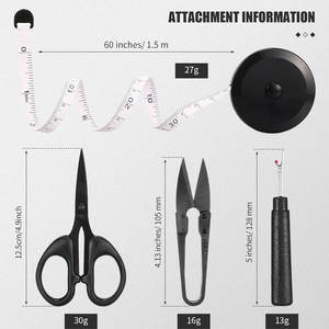 Ciseaux robustes pour la couture et la confection, ciseaux à tissu tranchants pour des coupes précises - Product Image 3