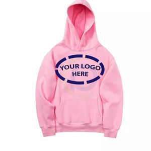 เสื้อฮู้ดผ้าโพลีเอสเตอร์สำหรับผู้ชายผู้หญิงเสื้อมีฮู้ดพิมพ์ลายเรียบพร้อมโลโก้ออกแบบได้ตามต้องการ - Product Image 1