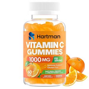 Gomitas de zinc con vitamina C para la inmunidad y el brillo de la piel con soporte antioxidante natural para adultos y niños - Product Image 1
